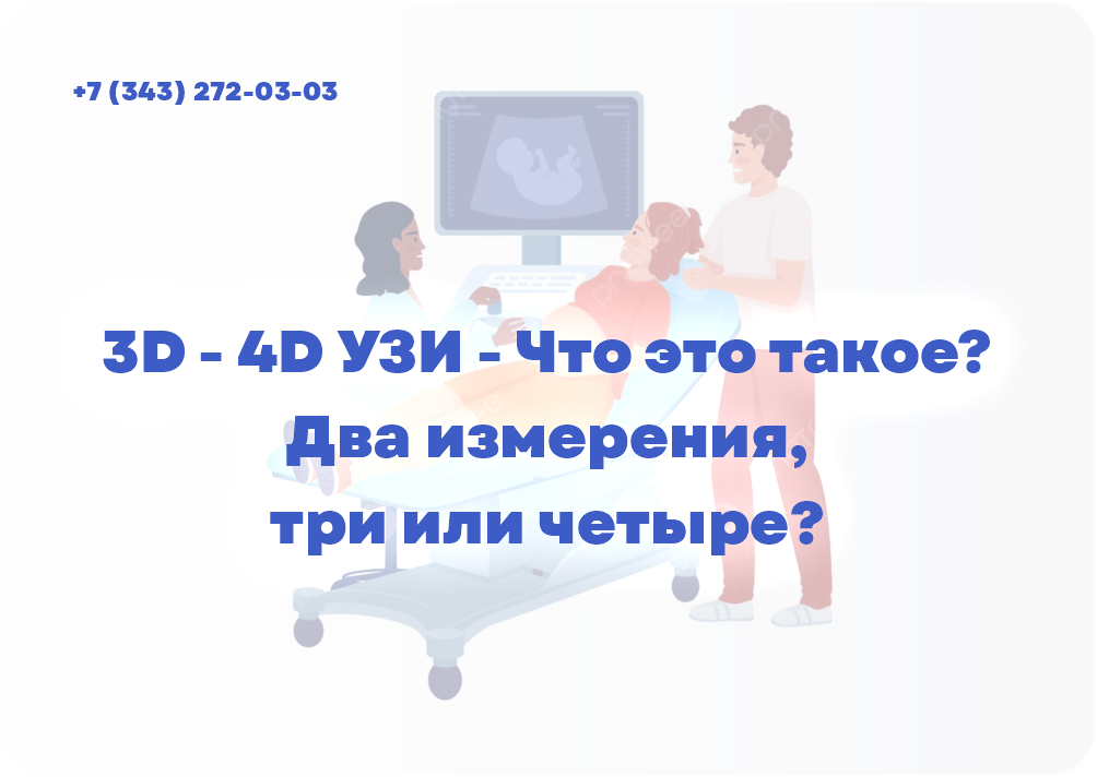 3D -  4D   УЗИ - Что это такое? Два измерения, три или четыре?